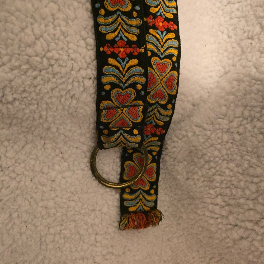 Vintage Embordered Belt by The Orange Flower